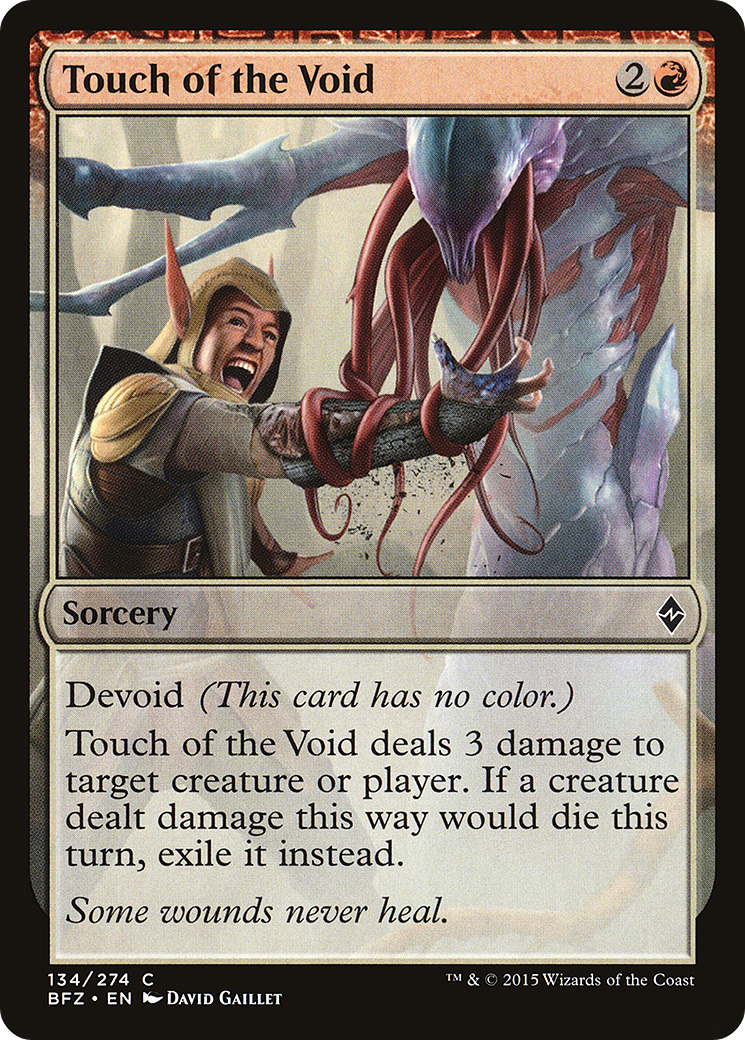 Image of Touch of the Void (BFZ-134) - Battle for Zendikar: (devoid)