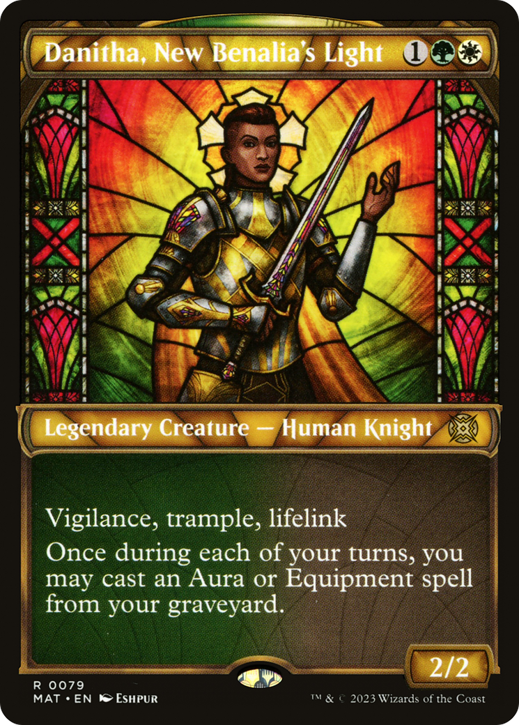 Image of Danitha, New Benalia's Light (Showcase) (MAT-079) - March of the Machine: The Aftermath: (Showcase) Foil