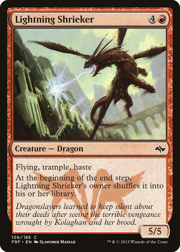 Image of Lightning Shrieker (FRF-106) - Fate Reforged Foil