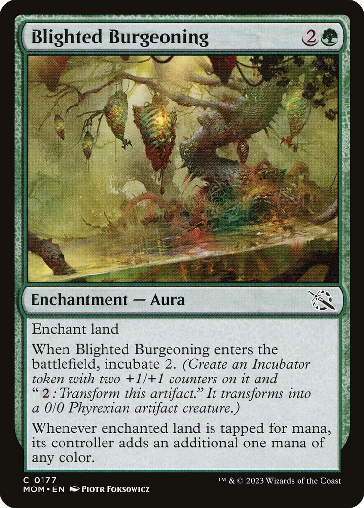 Image of Blighted Burgeoning (MOM-177) - March of the Machine Foil