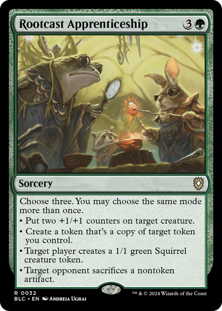 Image of Rootcast Apprenticeship (BLC-032) - Bloomburrow Commander
