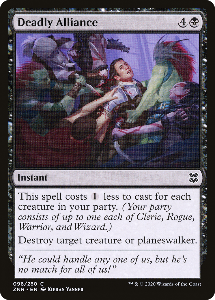 Image of Deadly Alliance (ZNR-096) - Zendikar Rising Foil
