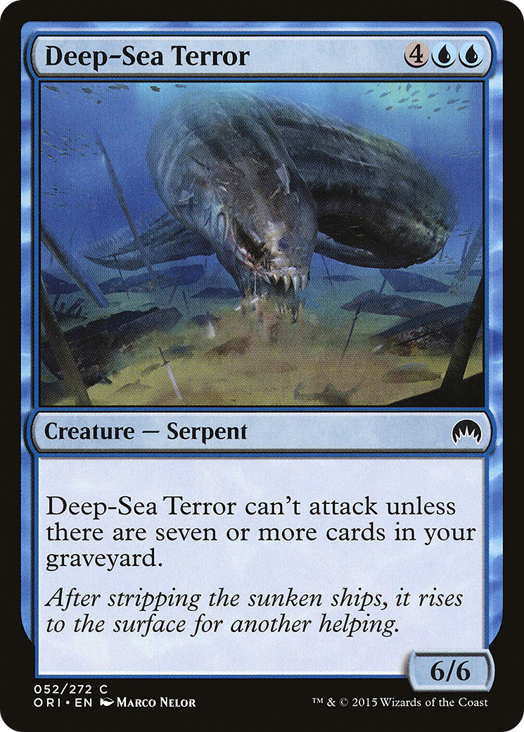Image of Deep-Sea Terror (ORI-052) - Magic Origins Foil