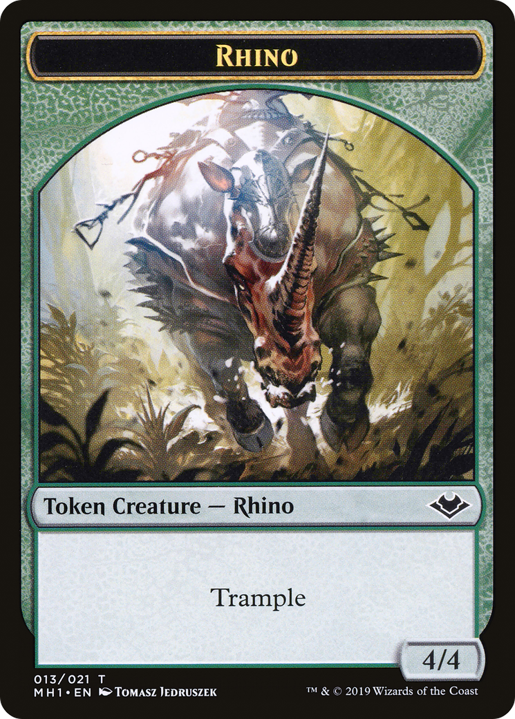 Image of Rhino (TMH1-013) - Modern Horizons Tokens