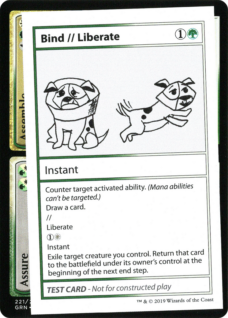 Image of Bind // Liberate (No PW Symbol) (CMB1-) - Mystery Booster Playtest Cards 2021