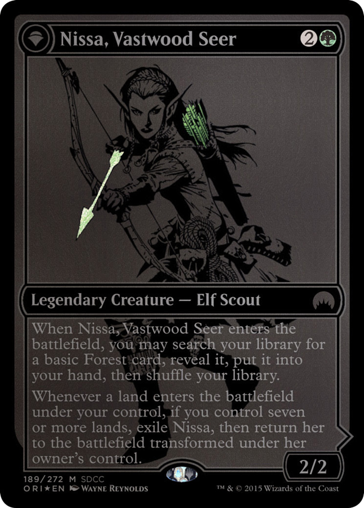 Image of Nissa, Vastwood Seer (SDCC 2015 Exclusive) (MEDIA-189) - San Diego Comic-Con 2015: (originpwdfc) Foil