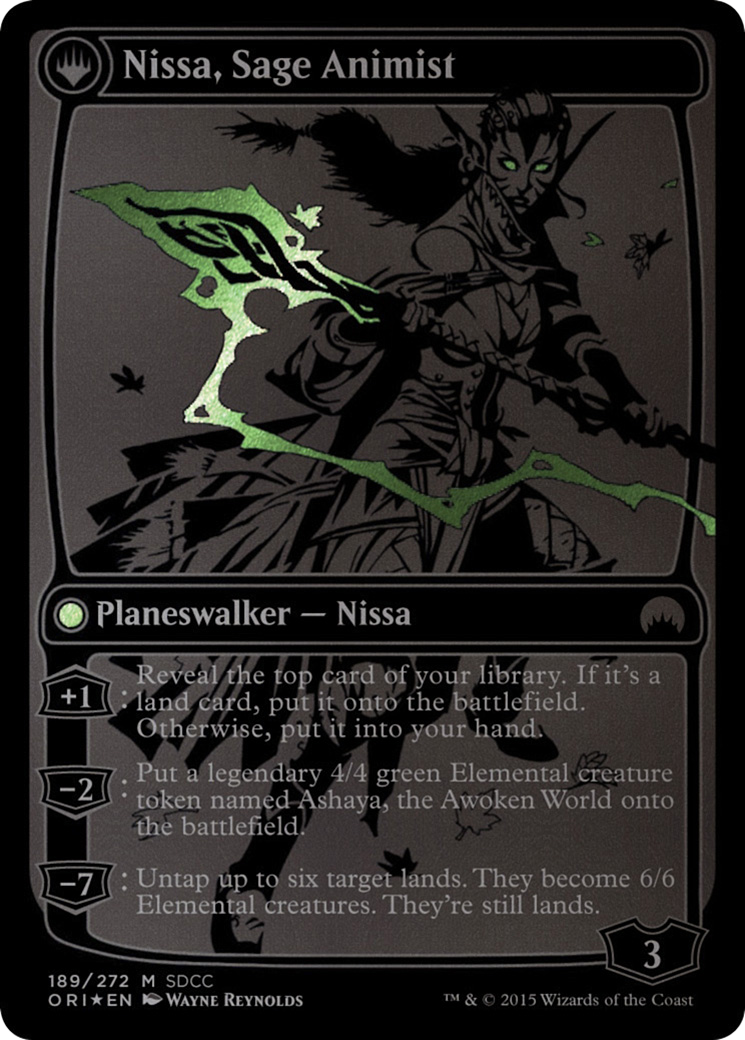 Image of Nissa, Vastwood Seer (SDCC 2015 Exclusive) (MEDIA-189) - San Diego Comic-Con 2015: (originpwdfc) Foil