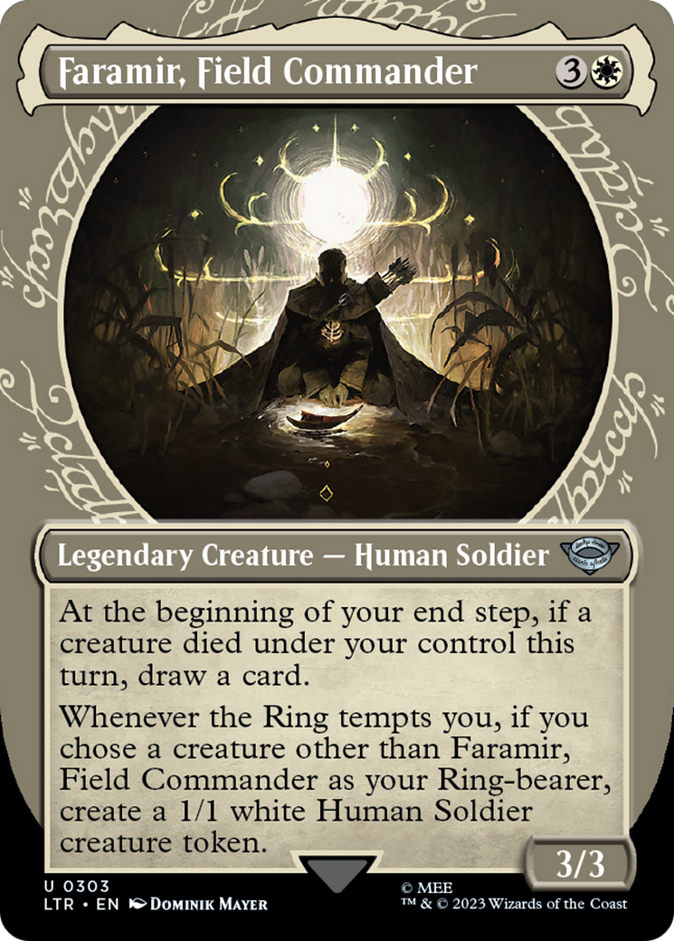 Image of Faramir, Field Commander (Showcase) (LTR-303) - The Lord of the Rings: Tales of Middle-earth: (Showcase) (Borderless) Foil