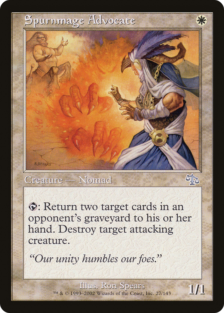Image of Spurnmage Advocate (JUD-027) - Judgment Foil