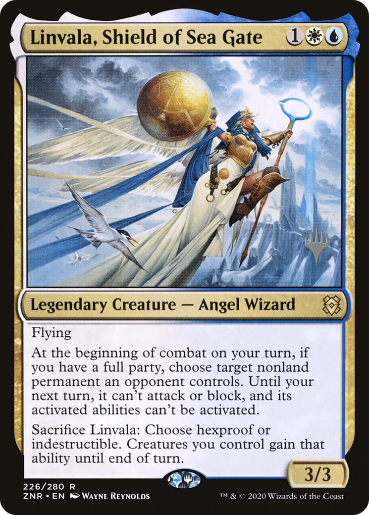 Image of Linvala, Shield of Sea Gate (PPZNR-226P) - Zendikar Rising Promos Foil