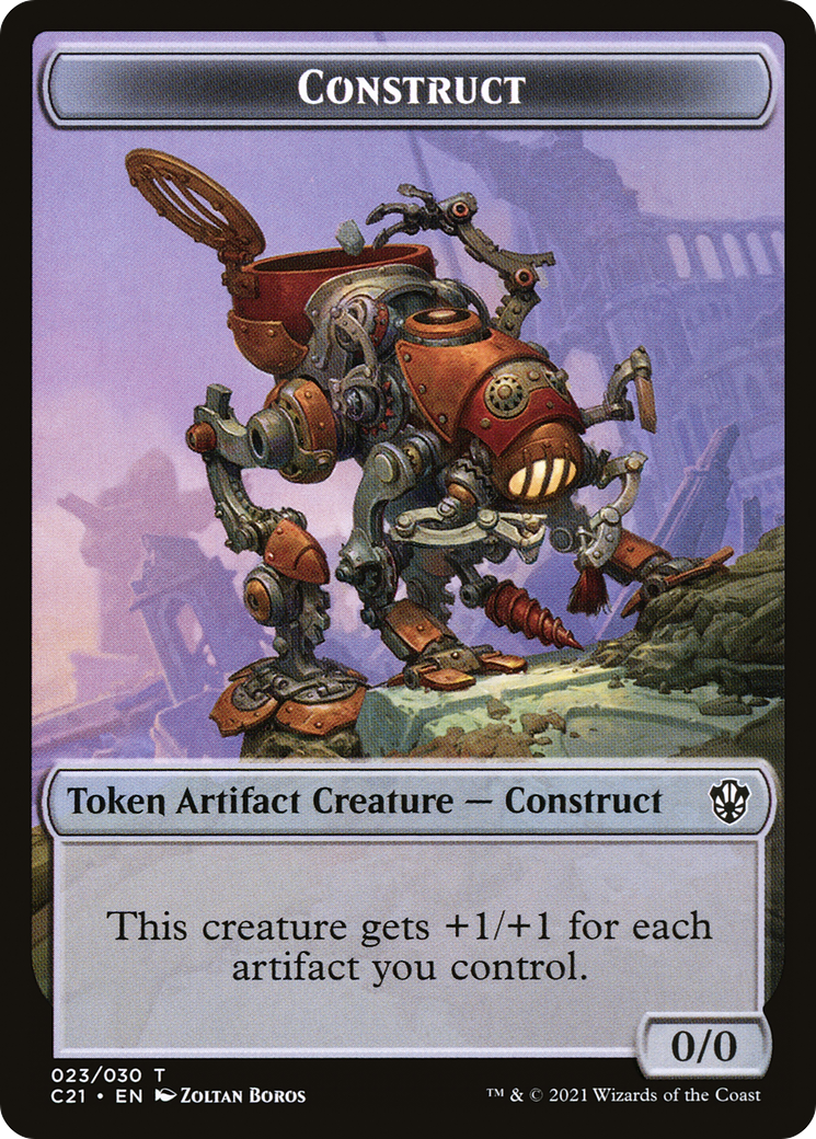 Image of Construct (TC21-023) - Commander 2021 Tokens