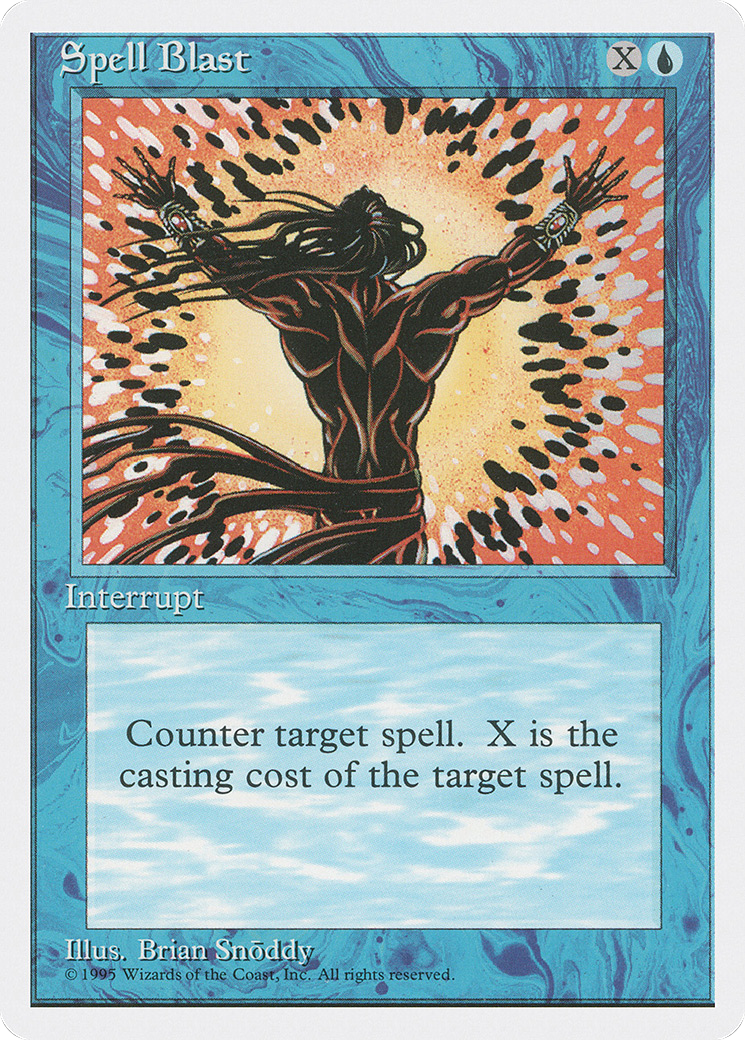 Image of Spell Blast (4ED-) - Fourth Edition