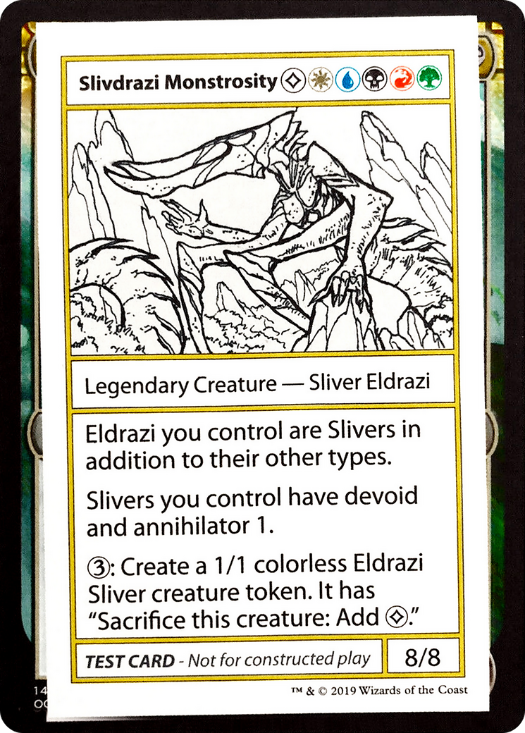 Image of Slivdrazi Monstrosity (No PW Symbol) (CMB1-) - Mystery Booster Playtest Cards 2021