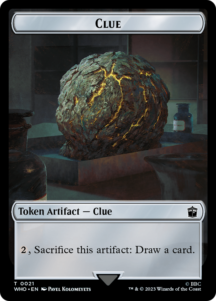 Image of Clue (TWHO-021) - Doctor Who Tokens Foil