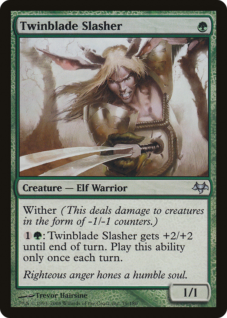 Image of Twinblade Slasher (EVE-079) - Eventide Foil