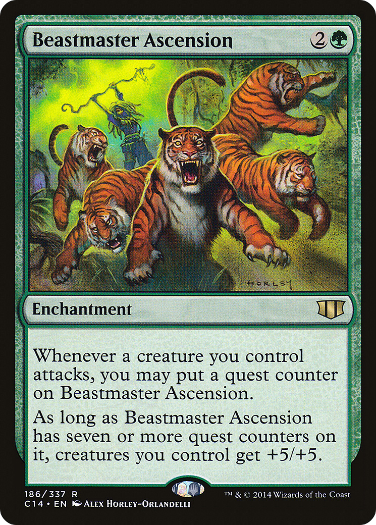 Image of Beastmaster Ascension (C14-186) - Commander 2014