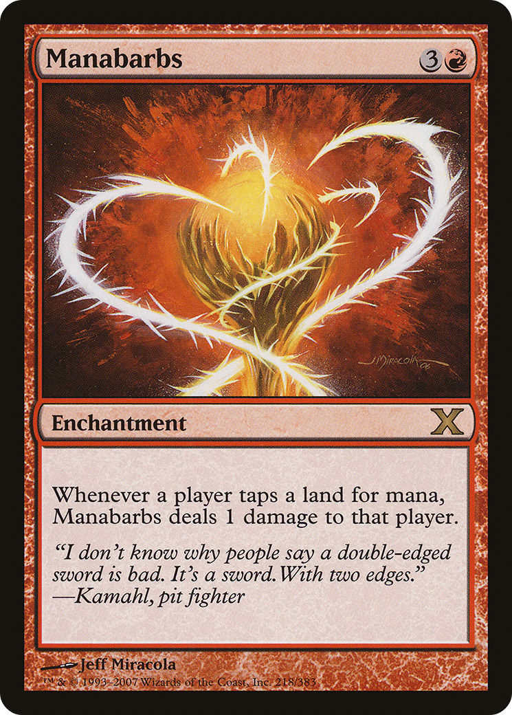 Image of Manabarbs (10E-218) - Tenth Edition