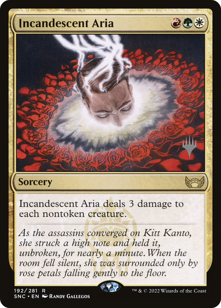 Image of Incandescent Aria (PPSNC-192) - Streets of New Capenna Promos