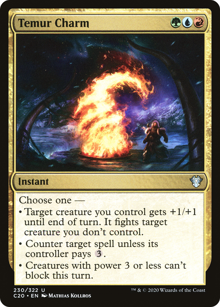 Image of Temur Charm (C20-230) - Commander 2020