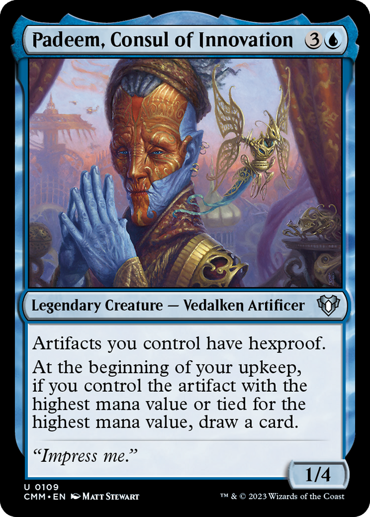 Image of Padeem, Consul of Innovation (CMM-109) - Commander Masters