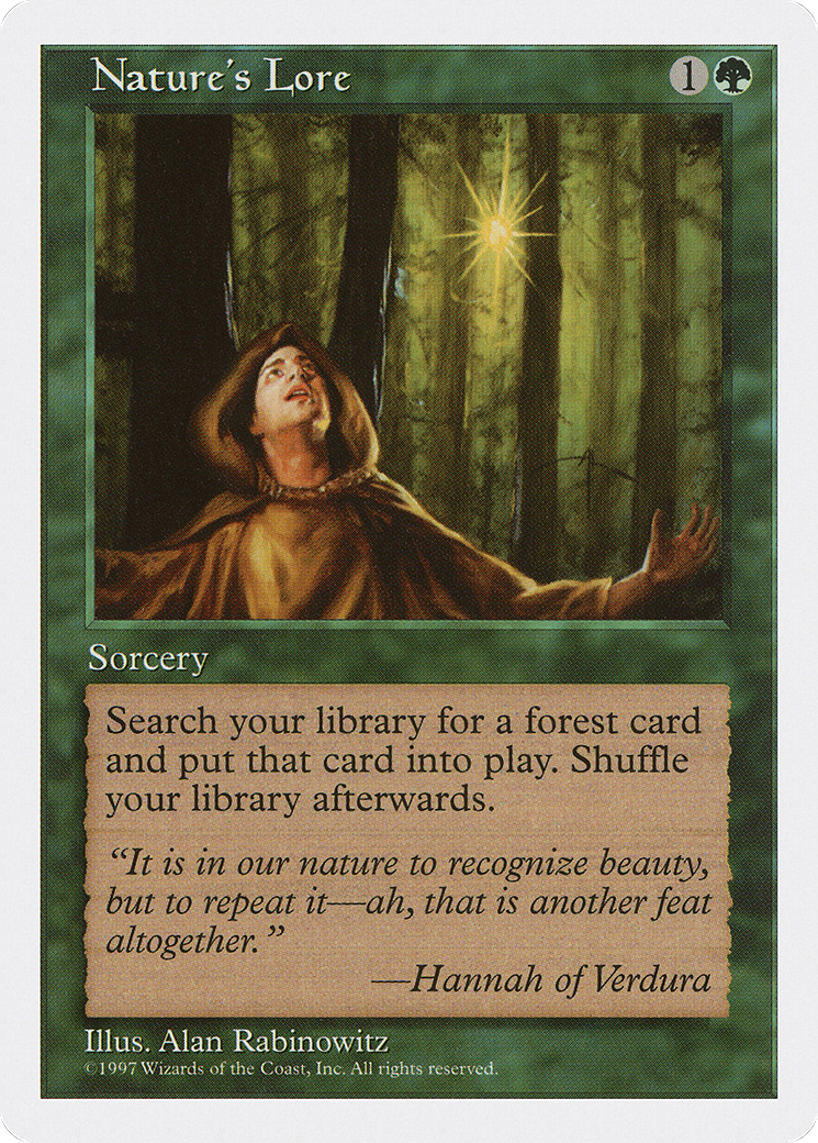 Image of Nature's Lore (5ED-) - Fifth Edition