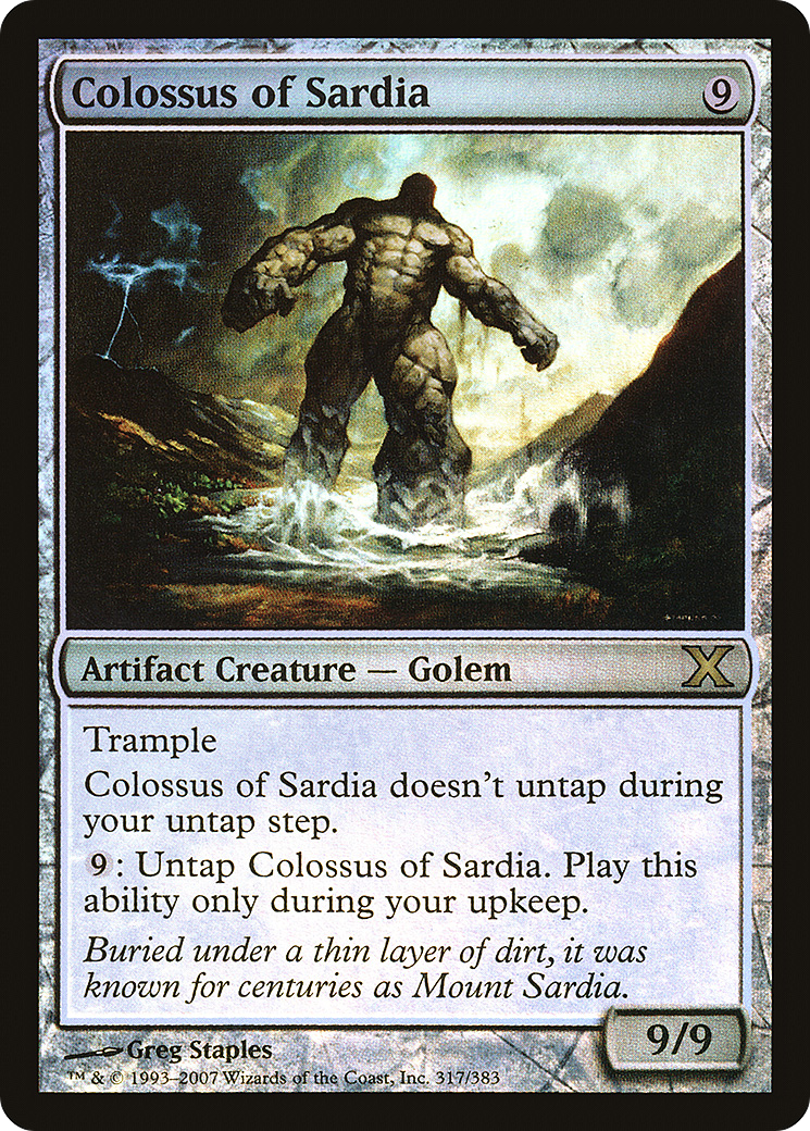 Image of Colossus of Sardia (10E-317★) - Tenth Edition Foil