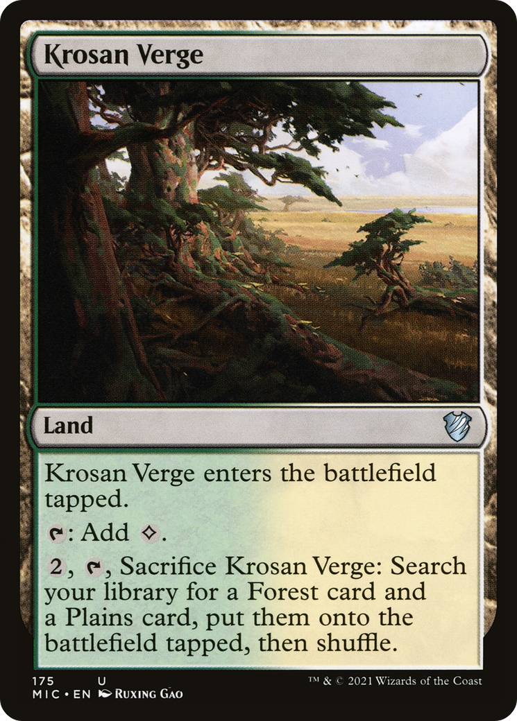 Image of Krosan Verge (MIC-175) - Midnight Hunt Commander