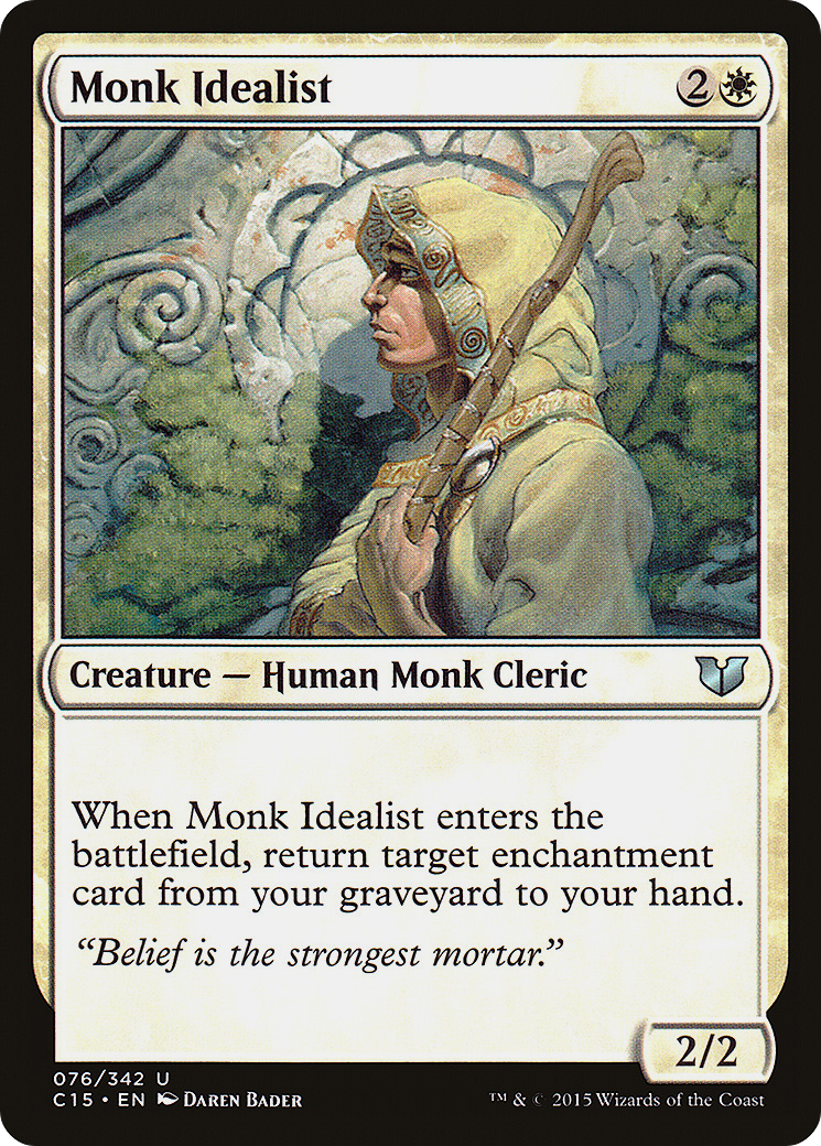 Image of Monk Idealist (C15-076) - Commander 2015