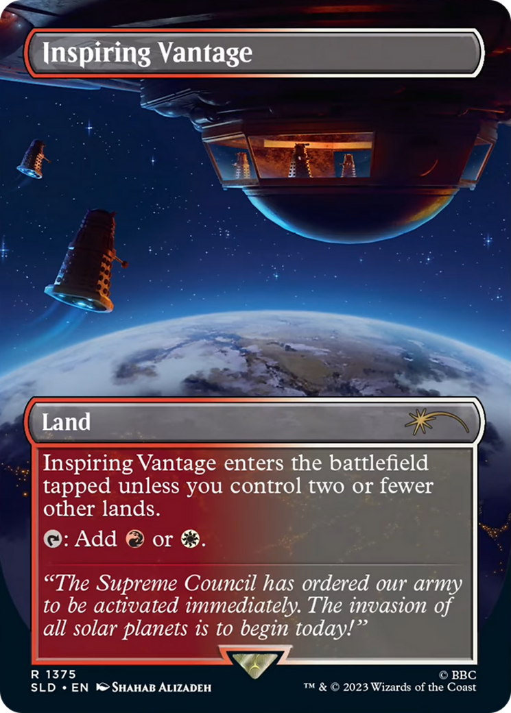 Image of Inspiring Vantage (1375) (SLD-1375) - Secret Lair Drop (Borderless) Foil