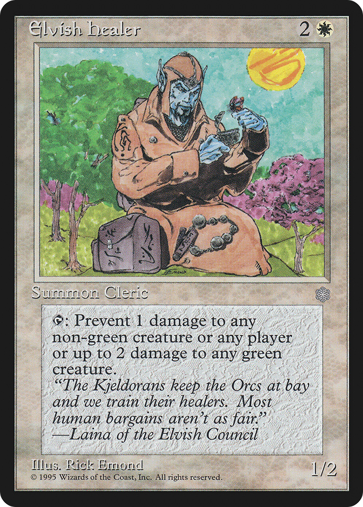 Image of Elvish Healer (ICE-) - Ice Age