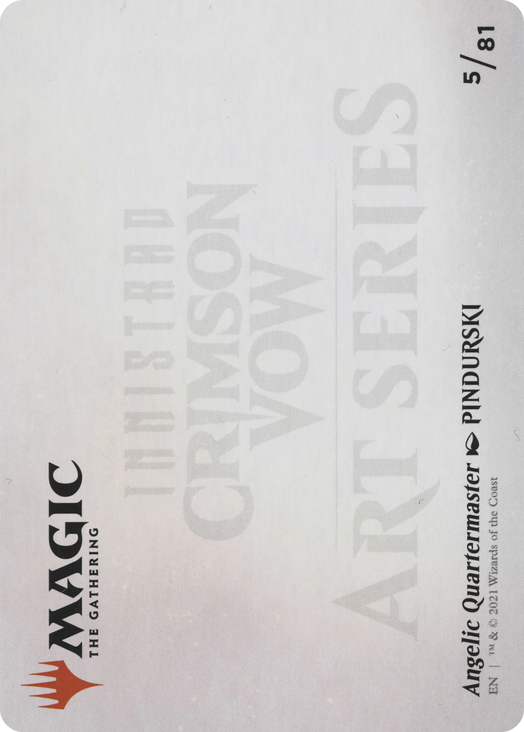 Image of Angelic Quartermaster // Angelic Quartermaster (AVOW-005) - Crimson Vow Art Series (Borderless)
