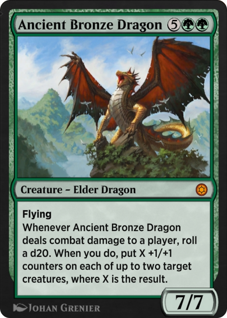 Image of Ancient Bronze Dragon (HBG-199) - Alchemy Horizons: Baldur's Gate