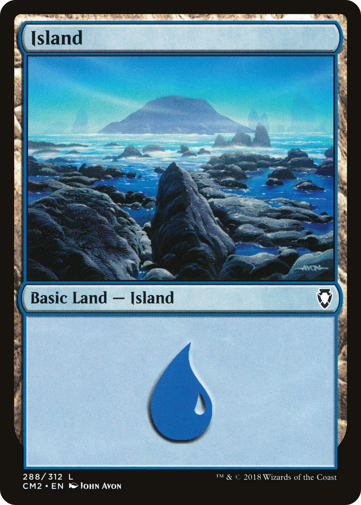 Image of Island (288) (CM2-288) - Commander Anthology Volume II