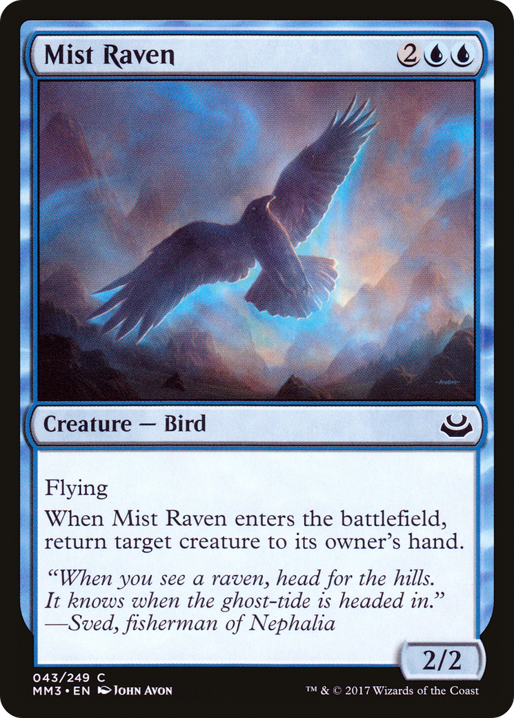 Image of Mist Raven (MM3-043) - Modern Masters 2017