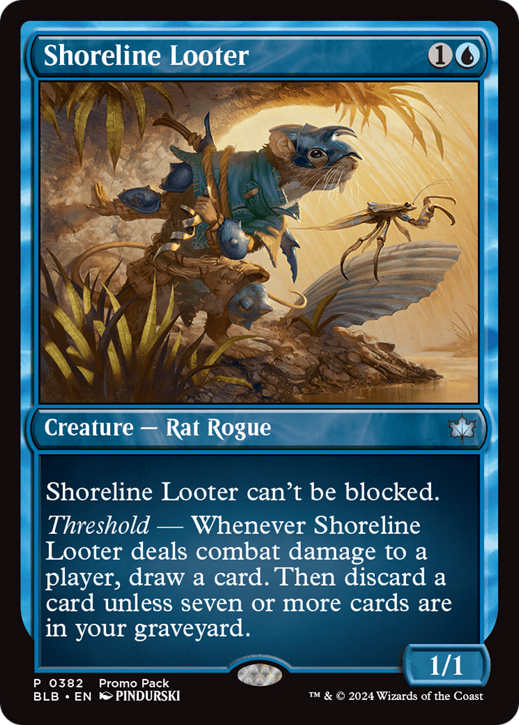 Image of Shoreline Looter (PPBLB-382) - Bloomburrow Foil