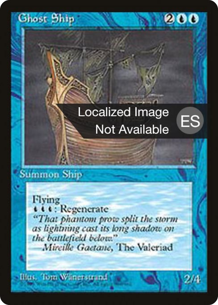 Image of Ghost Ship (4BB-) - Fourth Edition Foreign Black Border