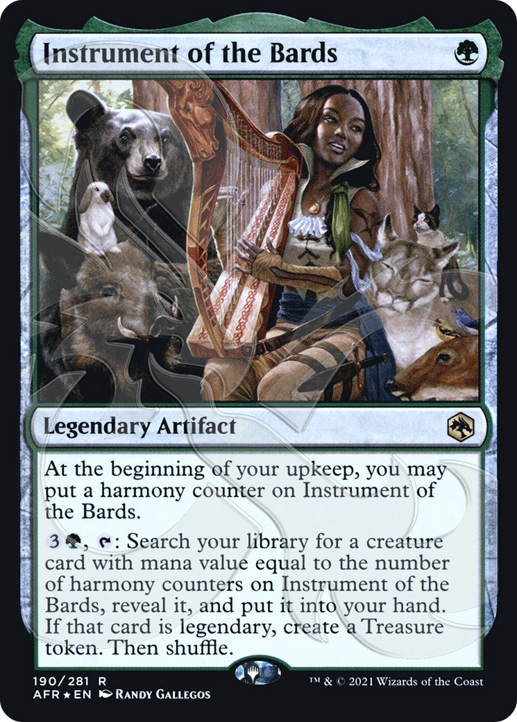 Image of Instrument of the Bards (AFR&-190) - Adventures in the Forgotten Realms Promos Foil