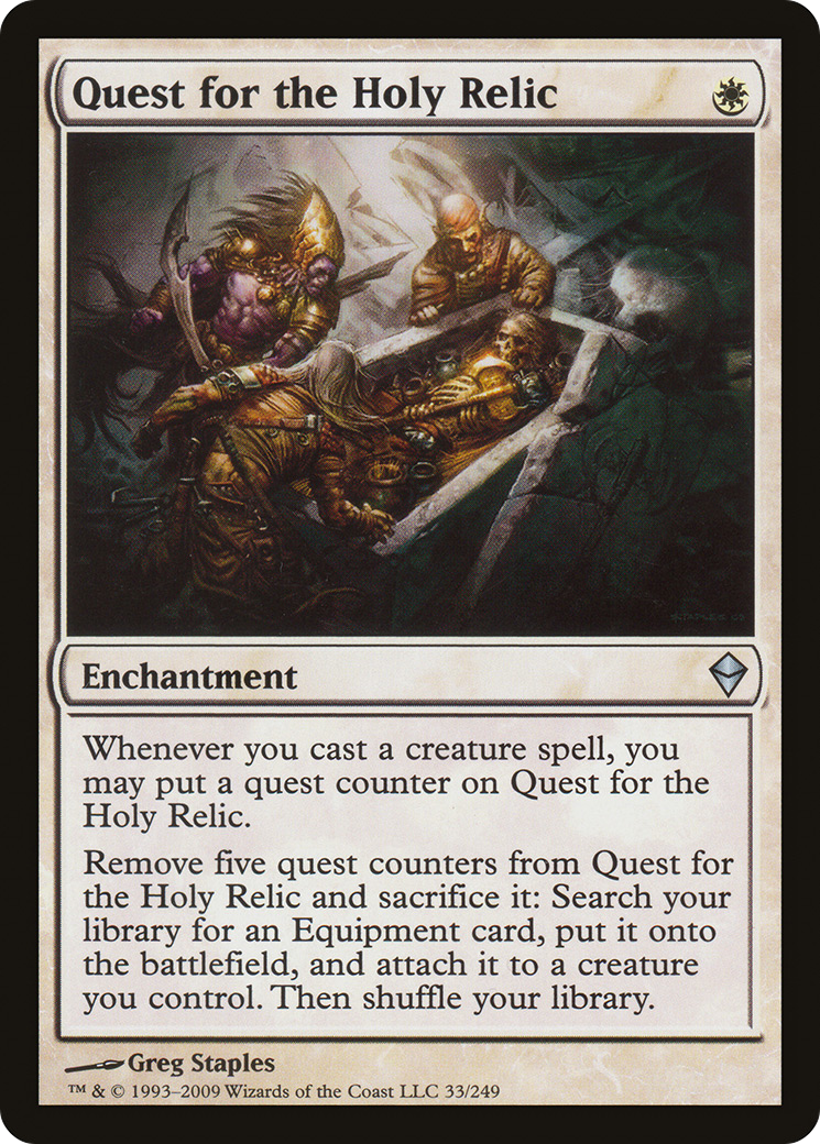 Image of Quest for the Holy Relic (ZEN-033) - Zendikar Foil