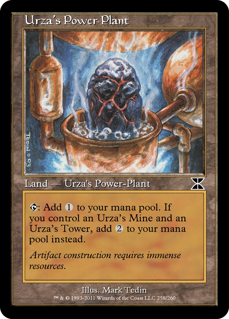 Image of Urza's Power Plant (ME4-258A) - Masters Edition IV Foil