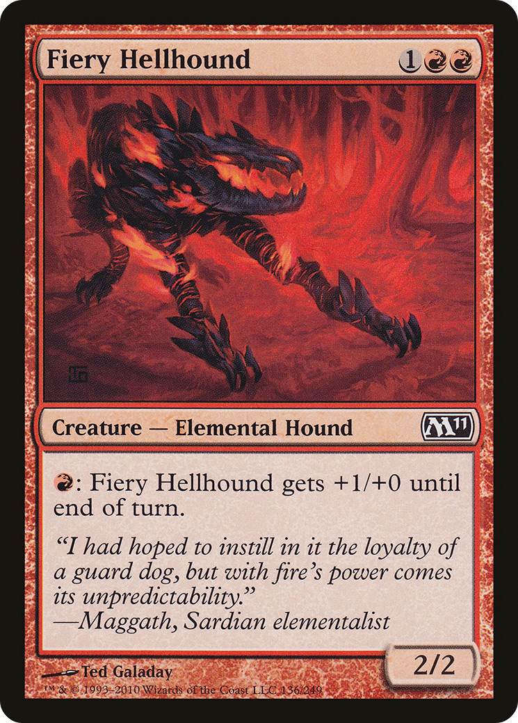 Image of Fiery Hellhound (M11-136) - Magic 2011