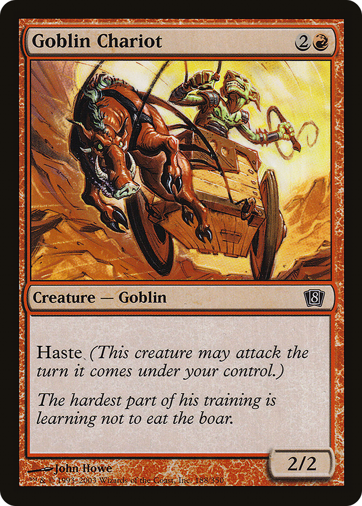 Image of Goblin Chariot (8ED-188★) - 8th Edition Foil