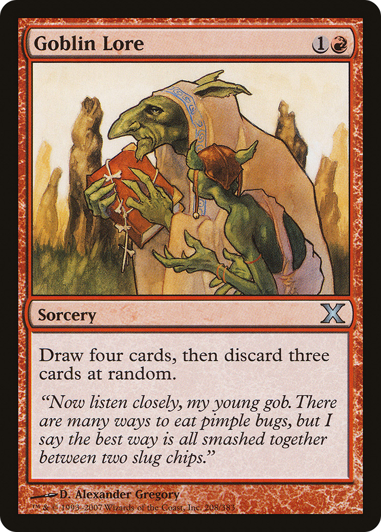 Image of Goblin Lore (10E-208) - Tenth Edition