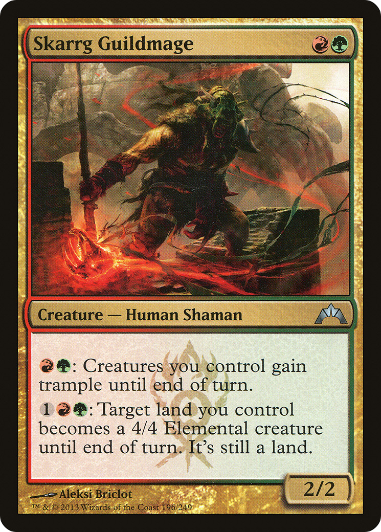 Image of Skarrg Guildmage (GTC-196) - Gatecrash Foil