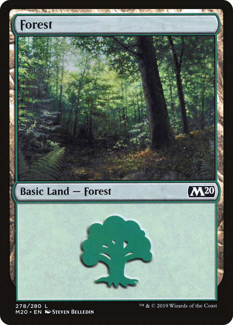 Image of Forest (278) (M20-278) - Core Set 2020
