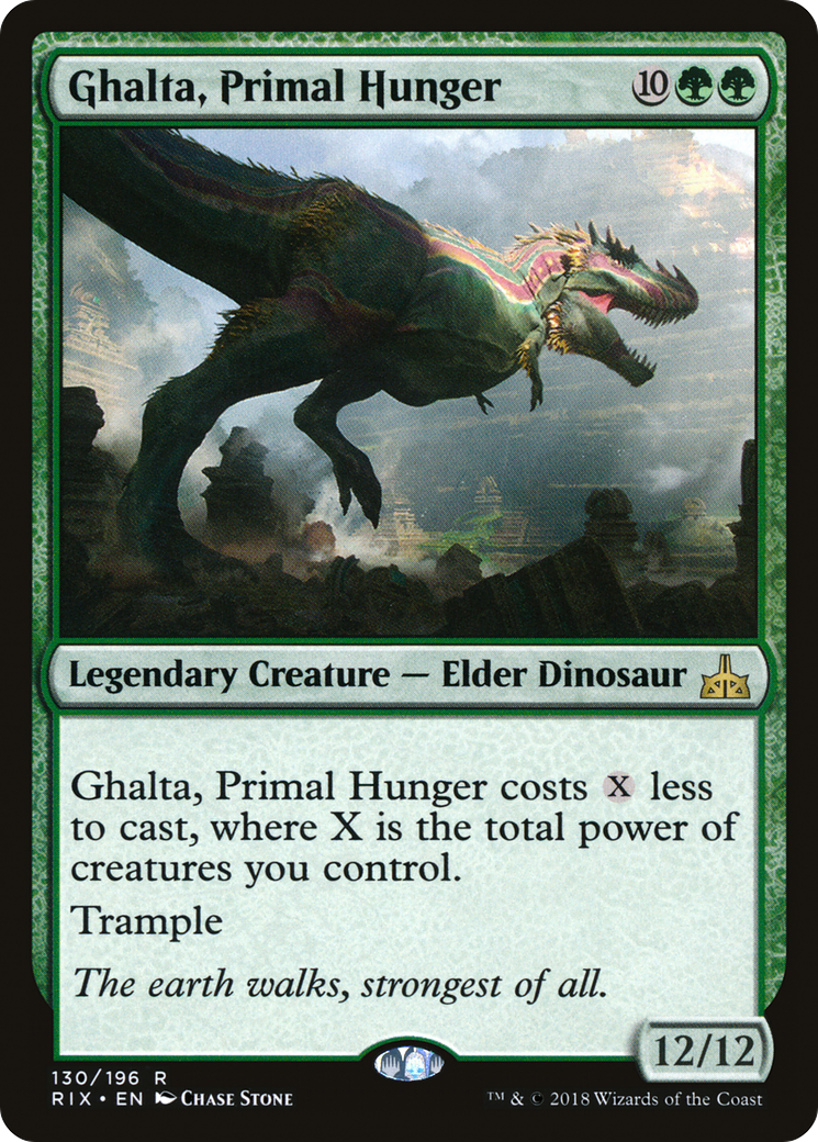 Image of Ghalta, Primal Hunger (RIX-130) - Rivals of Ixalan
