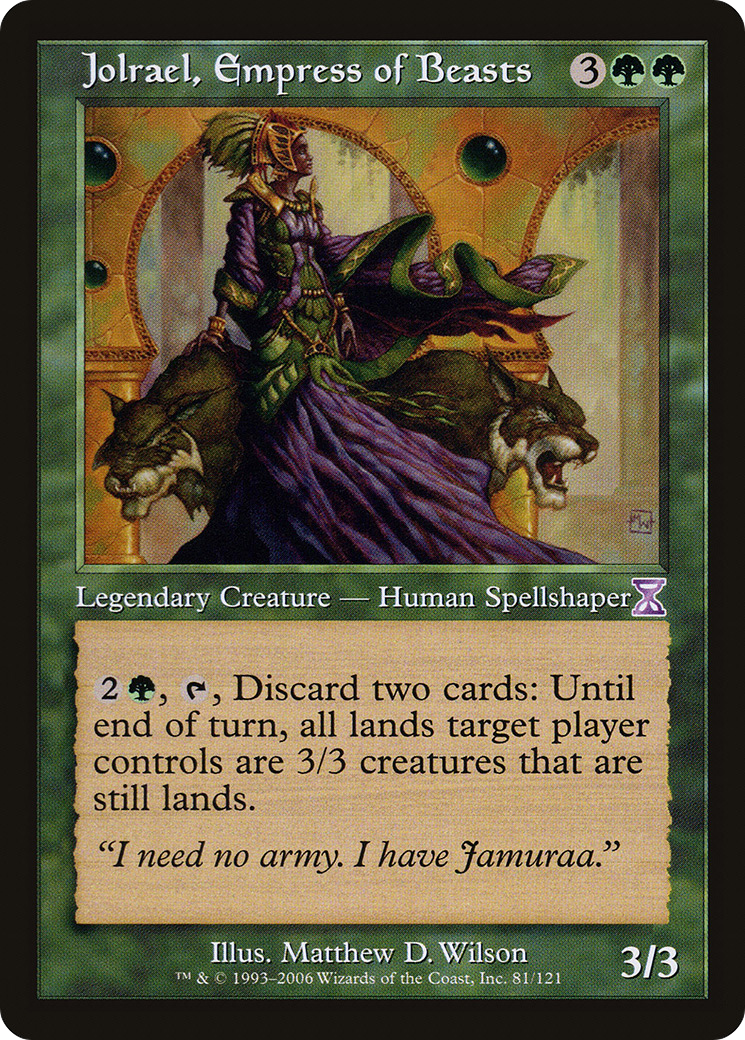 Image of Jolrael, Empress of Beasts (TSB-081) - Time Spiral Timeshifted