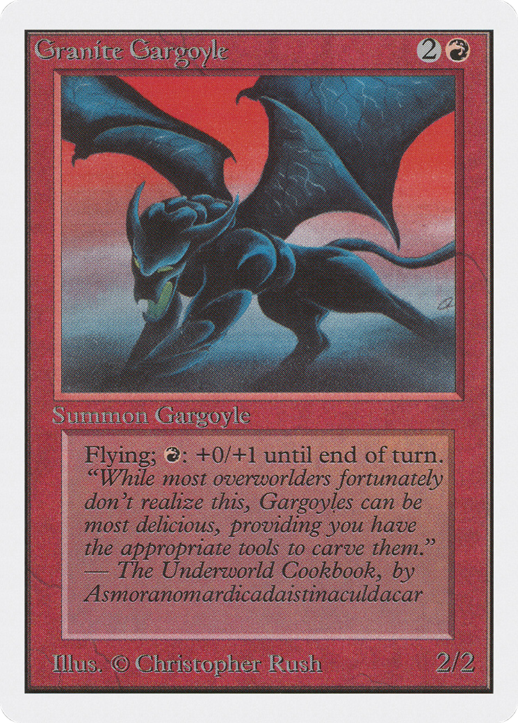 Image of Granite Gargoyle (2ED-) - Unlimited Edition
