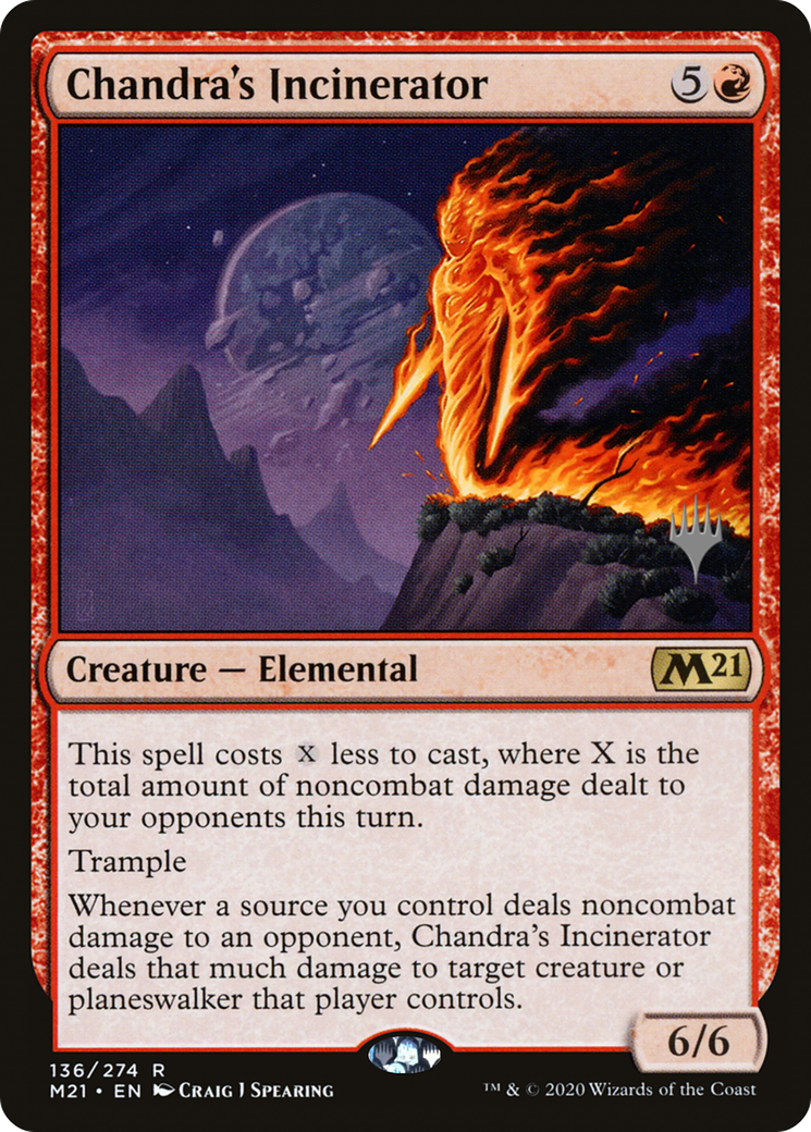 Image of Chandra's Incinerator (PPM21-136) - Core Set 2021 Promos Foil