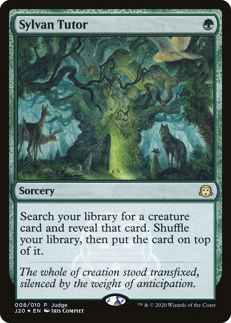 Image of Sylvan Tutor (JDG-008) - Judge Gift Cards 2020 Foil