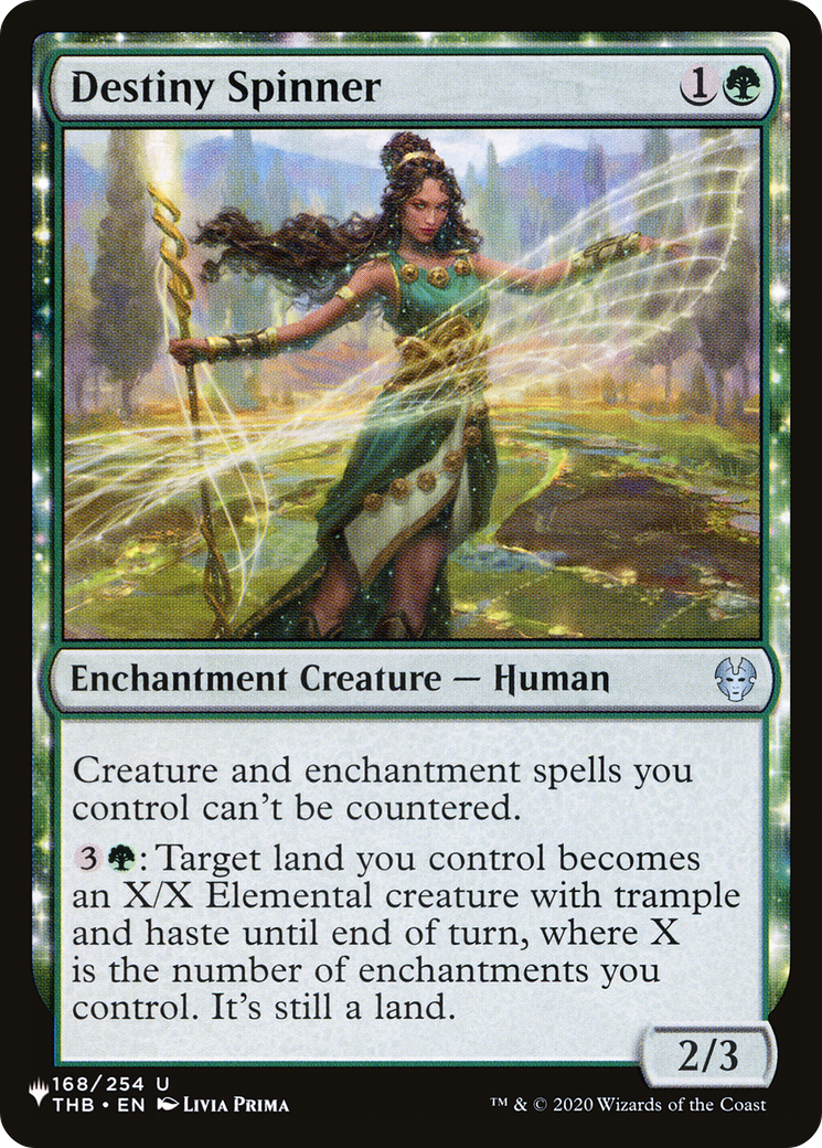 Image of Destiny Spinner (LIST-THB-168) - The List: (enchantment)